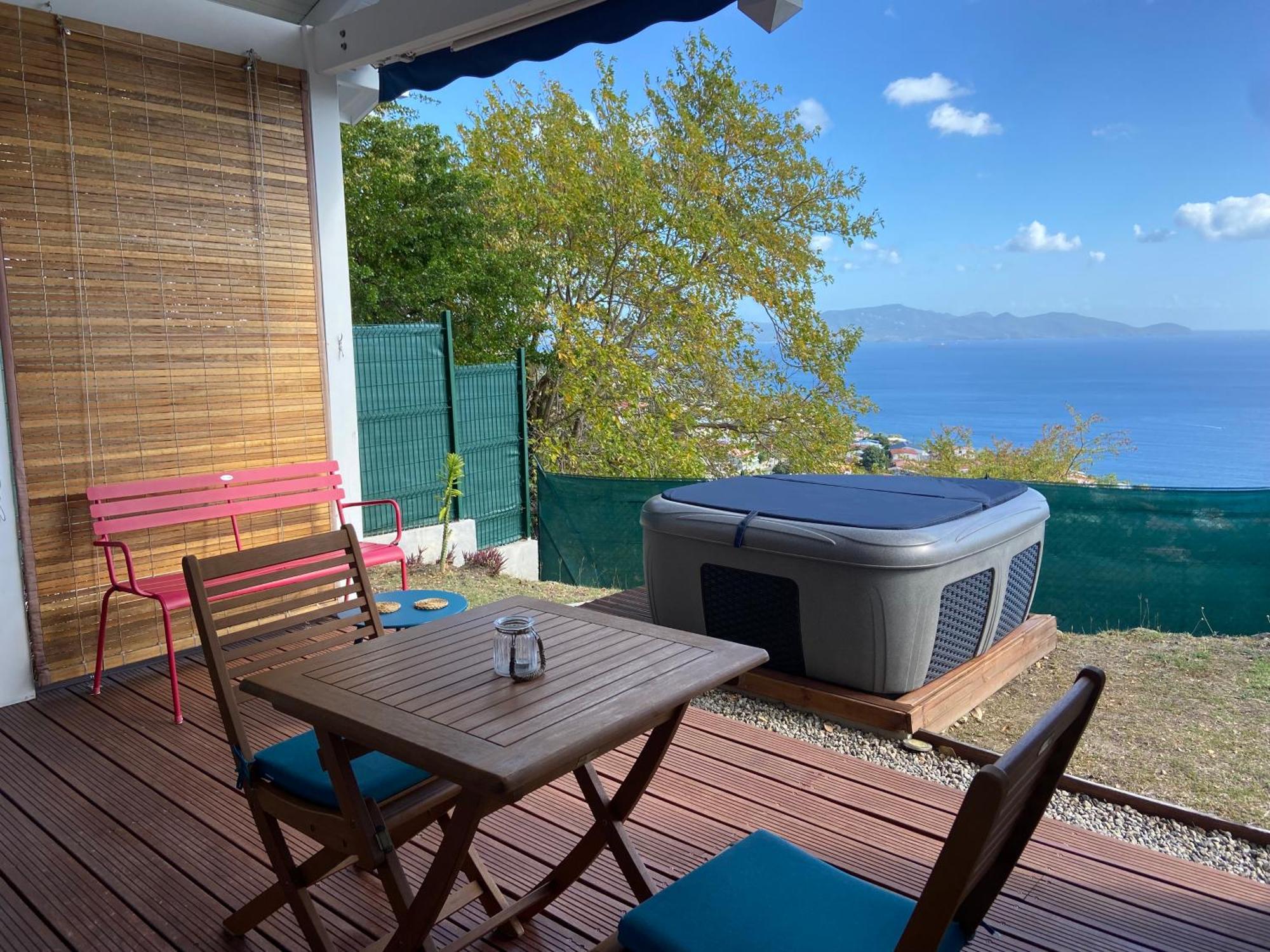 Bungalow Palbea Superieur Avec Spa Et Vue Mer Schoelcher Exterior photo